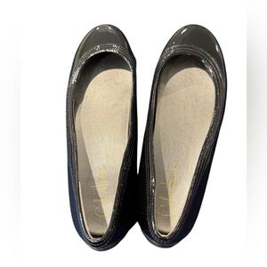 Cole Haan Black Patent Leather Flats with Nike Air 10 NWOT